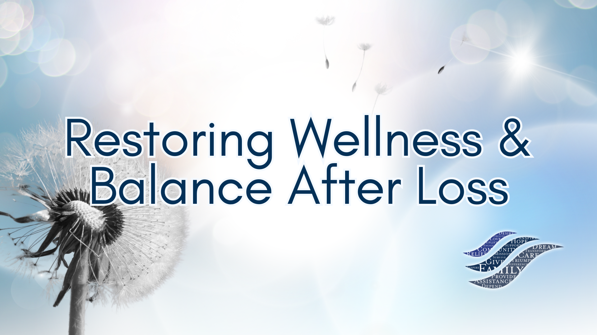 Restoring Wellness Balance After Loss Facebook Event Cover