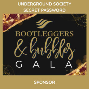 Underground Society Secret Password Sponsor