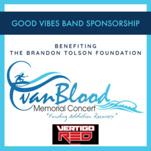Good Vibes Band Sponsorship 2026 - Vertigo Red